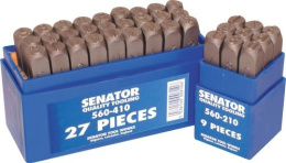 Znaczniki literowe ręczne 8mm (27 szt.) SEN5603800K Senator