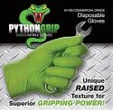 Rękawice nitrylowe PYTHON GRIP rozm. XL 100 szt./pud. zielone